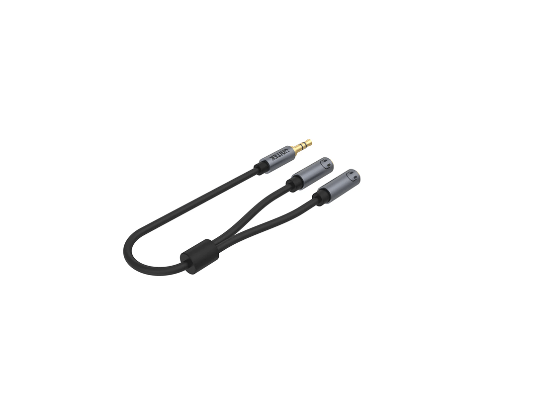 Unitek Headphone Splitter For Dual Headphone (3.5mm Plug to Dual 3.5mm Jack) Stereo Audio Cable in Qatar Unitek Headphone Splitter For Dual Headphone (3.5mm Plug to Dual 3.5mm Jack) Stereo Audio Cable in Qatar